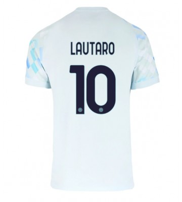 Inter Milan Lautaro Martinez #10 Udebanetrøje 2025-26 Kortærmet